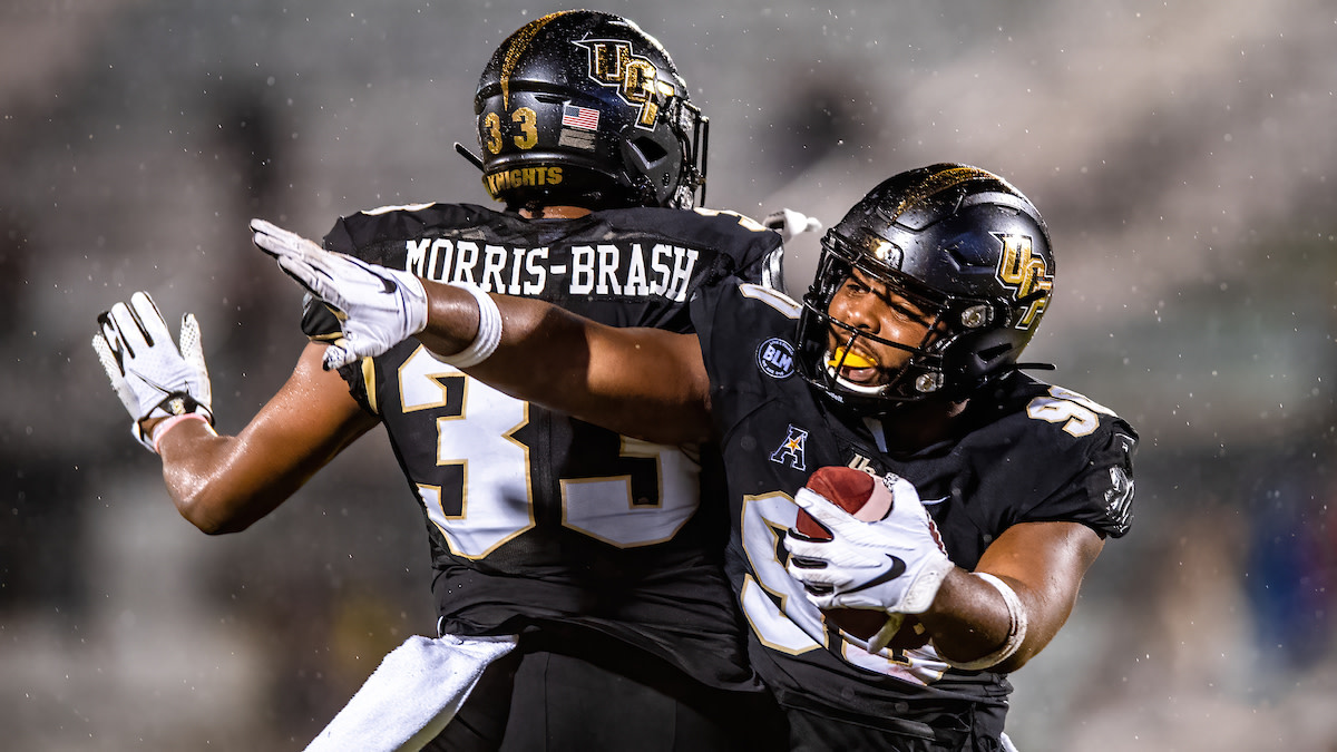 Tre'mon Morris-Brash Celebrates